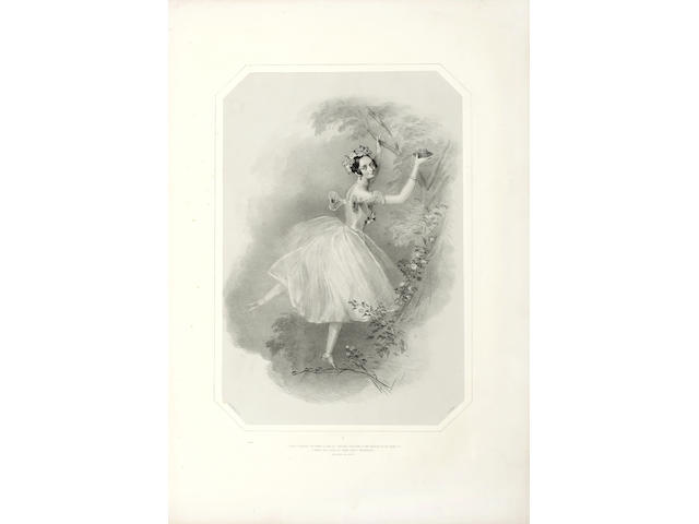BALLET CHALON (A.E.) La Sylphide. Souvenir d'adieu de Marie Talioni, 1845