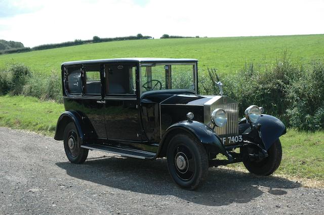 1929 Rolls-Royce 20/25hp 'Top Hat' Limousine  Chassis no. GDP12 Engine no. A4F