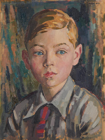 Alfred Neville Lewis (South African, 1895-1972) Portrait of a young boy