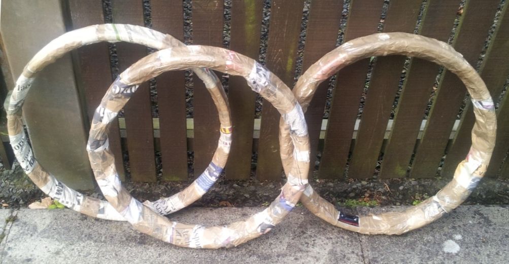 Bonhams Cars : Two Vincent wheel rims,