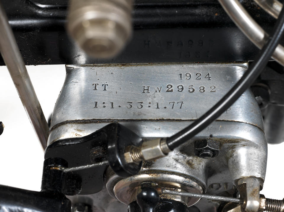 1925 Norton 490cc Special Model 18 Frame no. 22787 Engine no. 25300