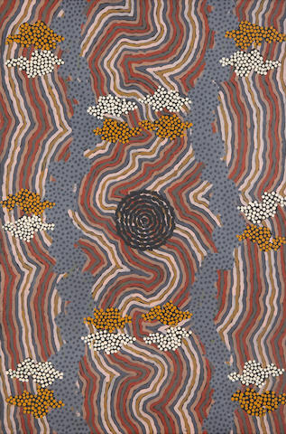 Clifford Possum Tjapaltjarri (Aborigine, circa 1932-2002) Water Dreaming