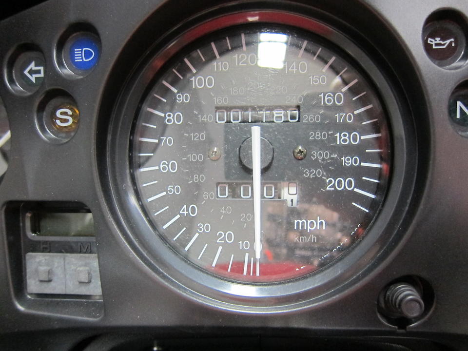 1,180 miles from new,1999 Honda CBR1200XX Super Blackbird 50th Anniversary Limited Edition Frame no. JH25C35A1WM110020 Engine no. SC35E3005106