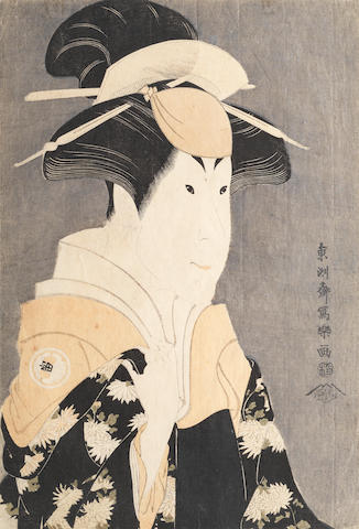 Toshusai Sharaku (fl.circa 1794-1795), late 18th century Segawa Tomisaburo II as Yadorigi