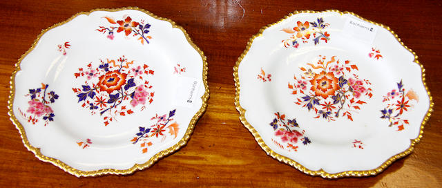 A pair of Flight Barr and Barr plates,