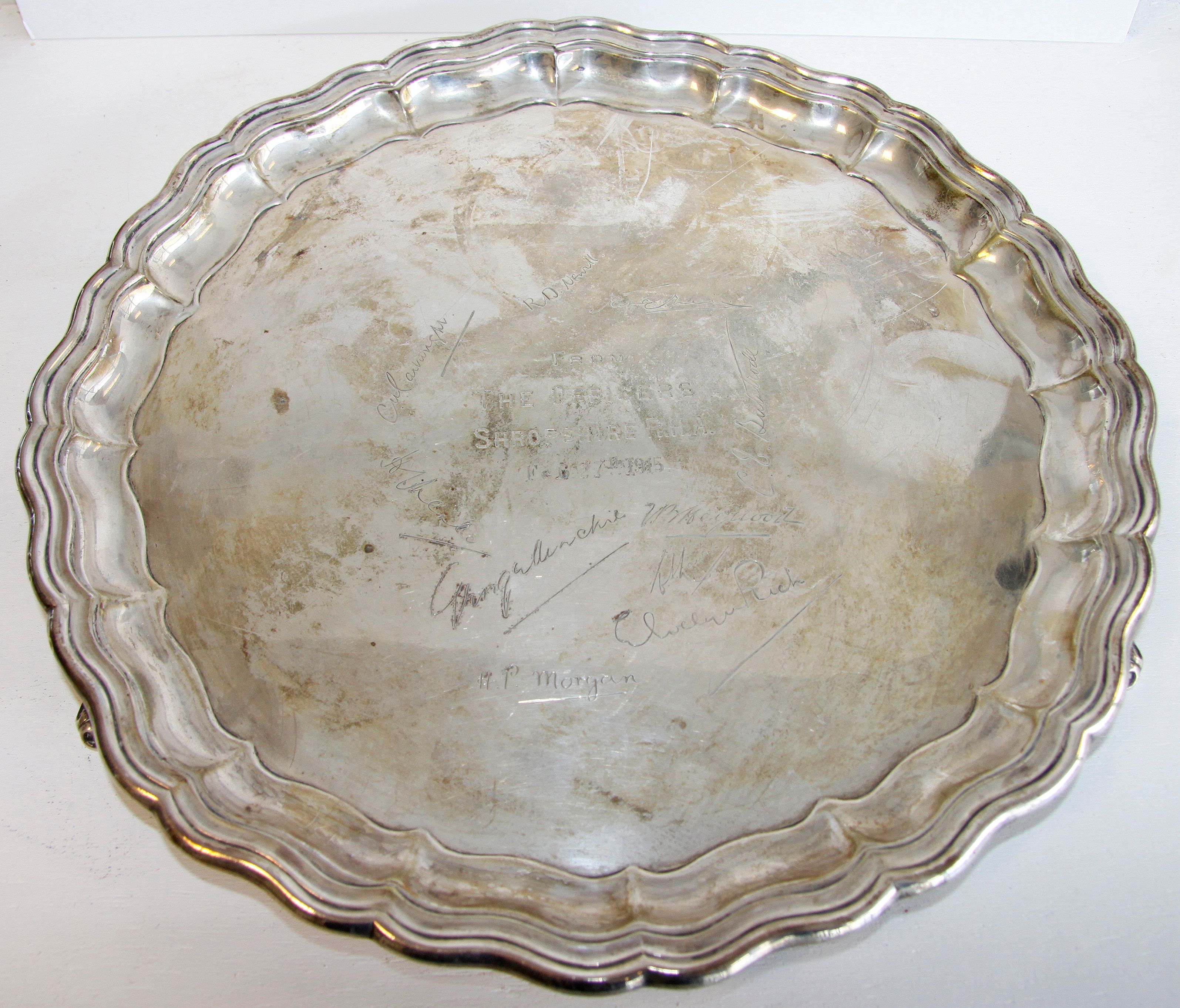 A salver,
