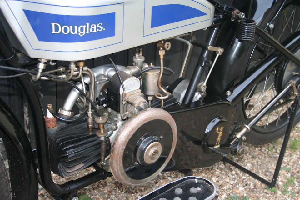 Fewer than 10 miles since restoration,1929 Douglas 348cc EW Frame no. MF 14033 Engine no. YE 12534