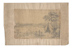 Thumbnail of AUSTRALIA. Two early drawings of settlers and aborigines in New South Wales, both by Robert Dixon, with their corresponding later published lithographs; and 2 others, c.1833-1835 (6) image 6