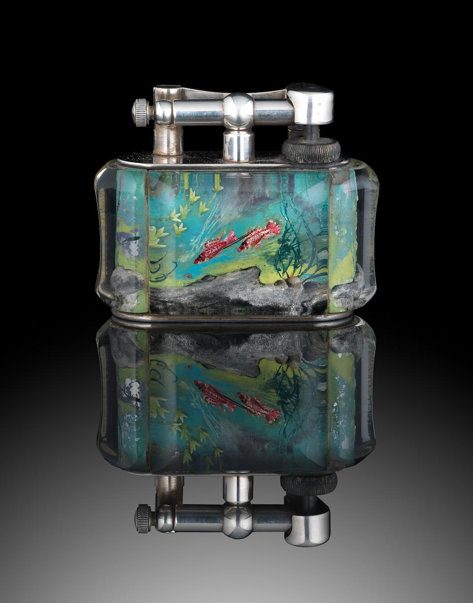 DUNHILL: An 'Aquarium' lighter