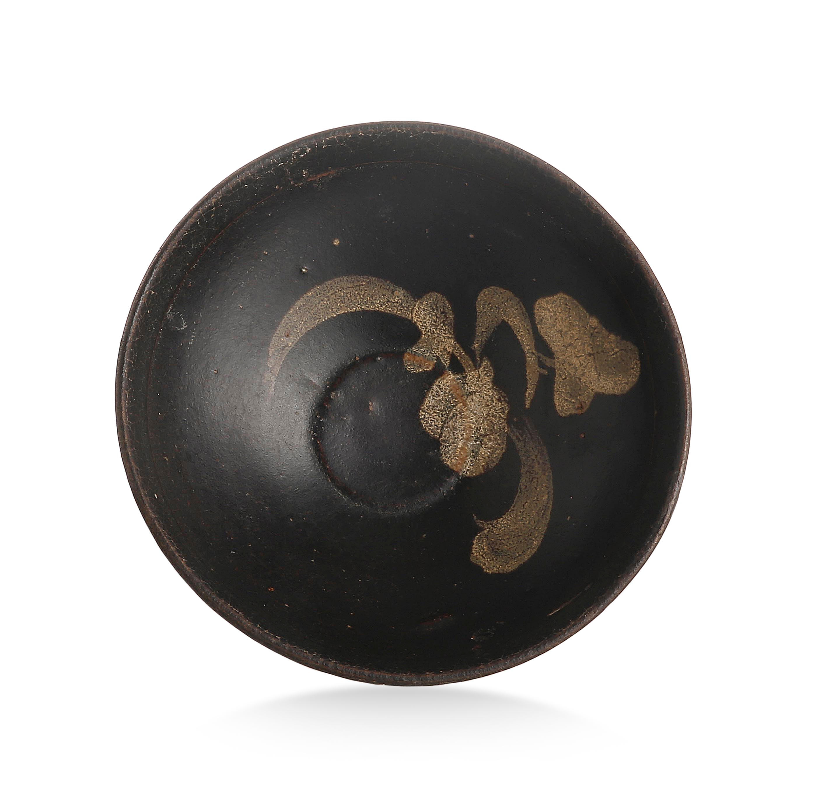 A Jizhou black-glaze bowl