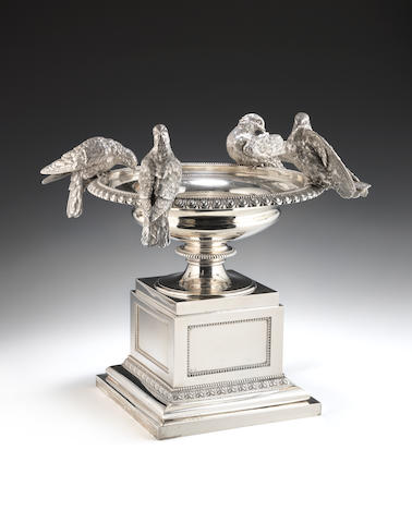 A Victorian silver centrepiece by Hunt & Roskell, London 1874/1875