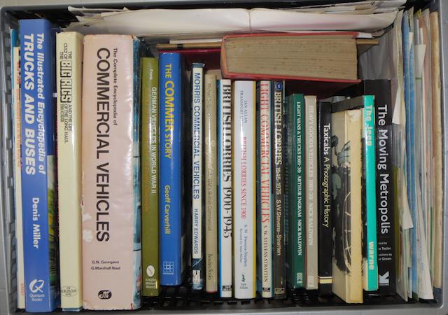 A quantity of assorted commercial vehicle books and literature,