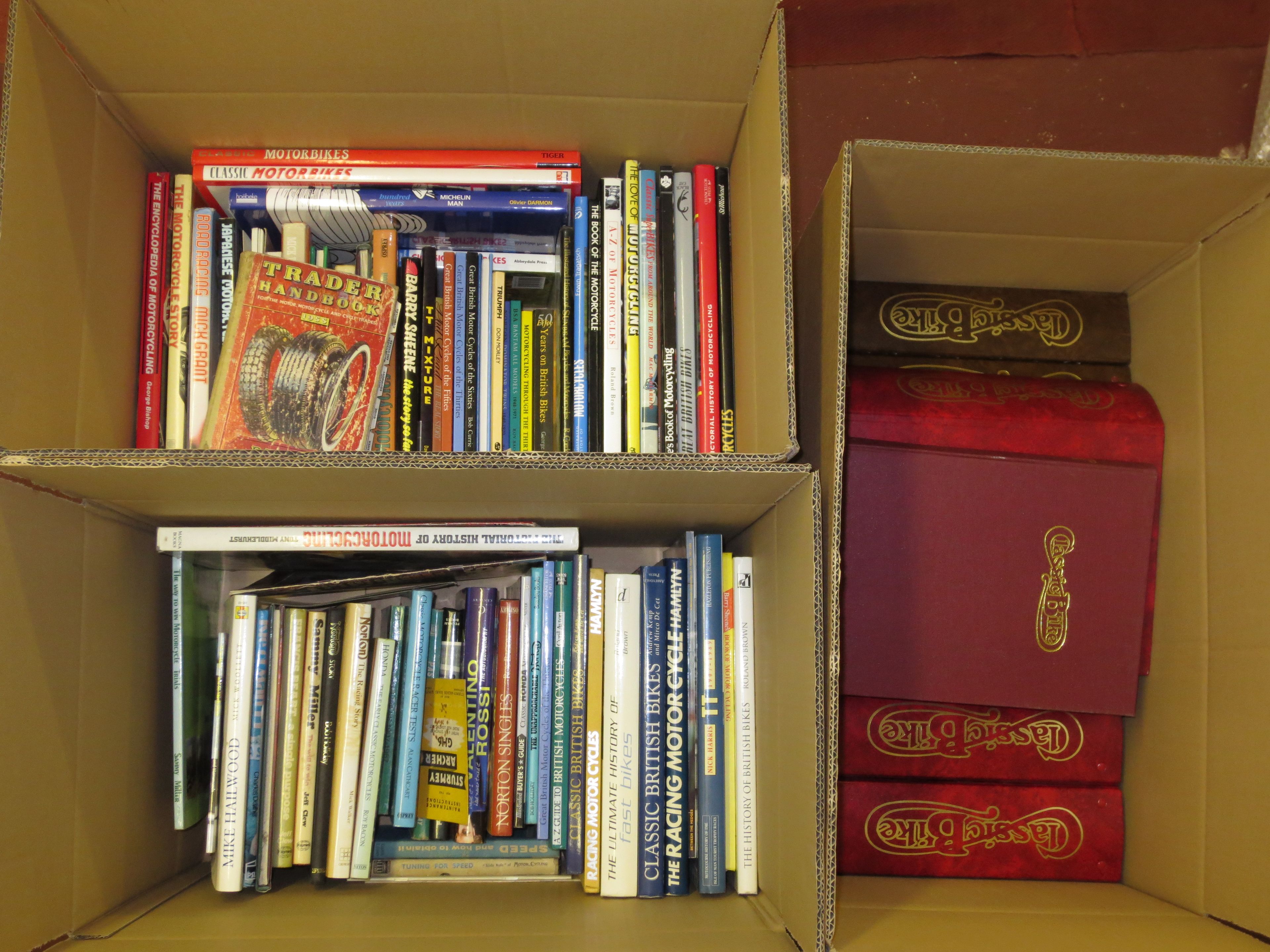 Old Motorcycle Book Rack Bonhams Cars : A quantity of motorcycle books and literature,