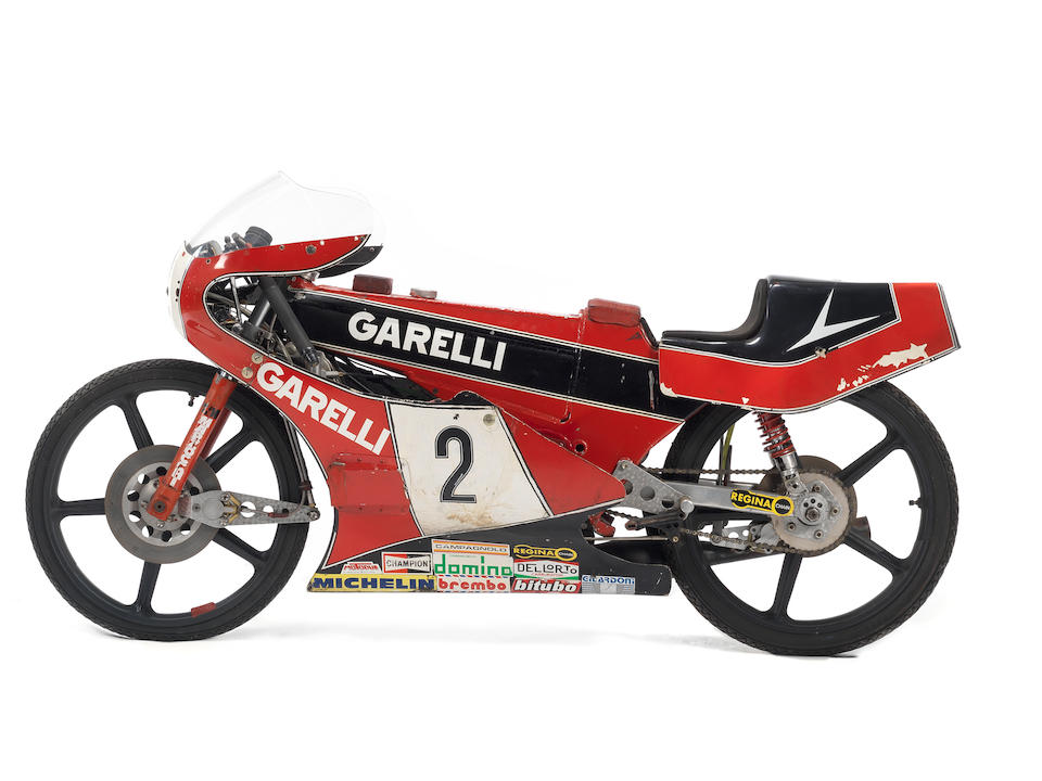 The ex-Eugenio Lazzarini,1983 Garelli 50cc Grand Prix Racing Motorcycle Frame no. AG.50.002.IT