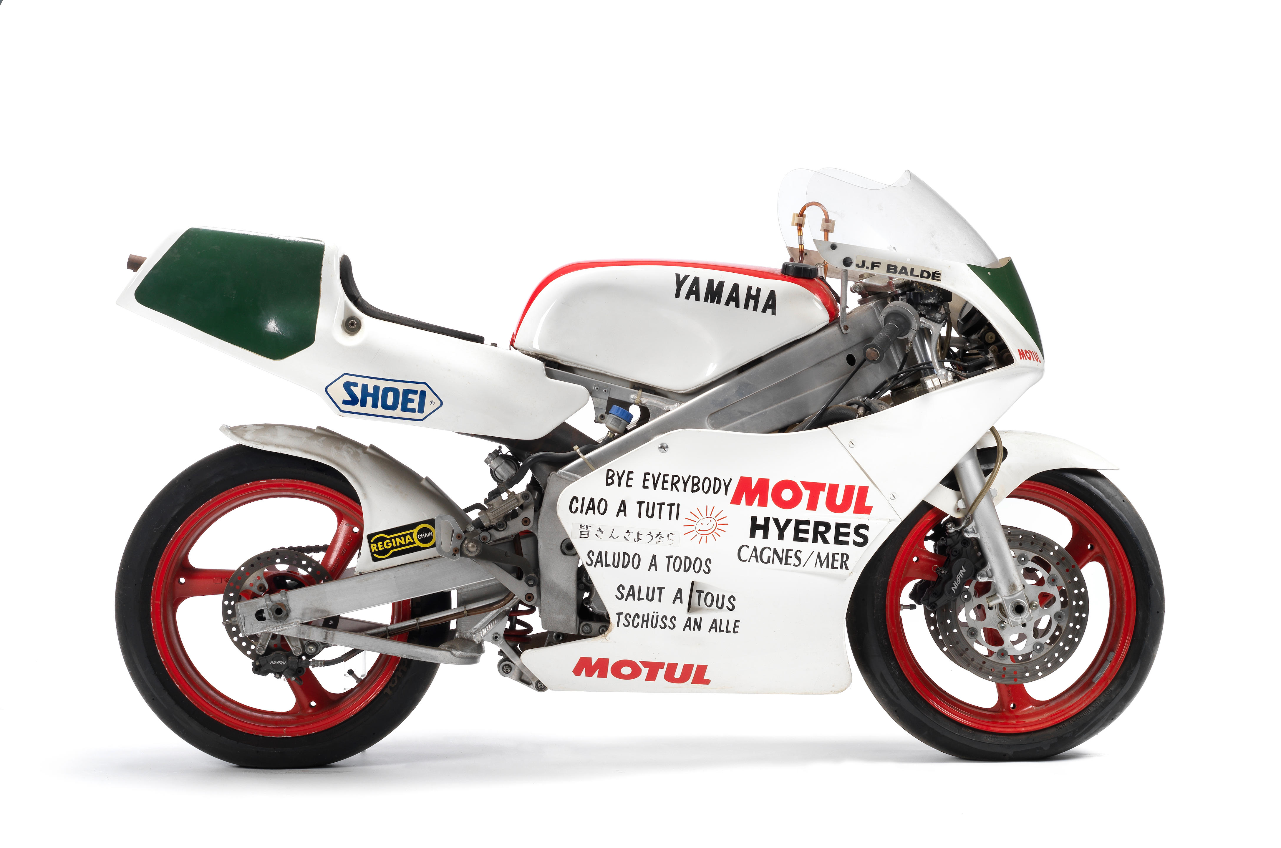 The ex-Jean-Francois Baldé 1989 Yamaha TZ250W Grand Prix Racing Motorcycle...