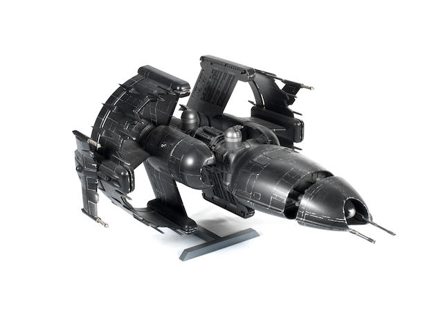 Red Dwarf - Series X, 2012: A detailed model Annihilator fantasy spaceship designed and made by William 'Bill' Pearson,