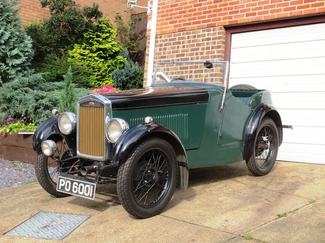 1932 Wolseley Hornet Special Sports  Chassis no. 4890CF3 Engine no. 4871/A/PU5