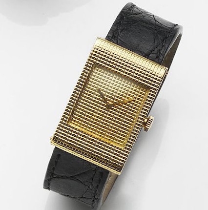 Boucheron. An 18ct gold manual wind wristwatchReflet, Ref908.247, Case No.21241, Circa 1980 image 1