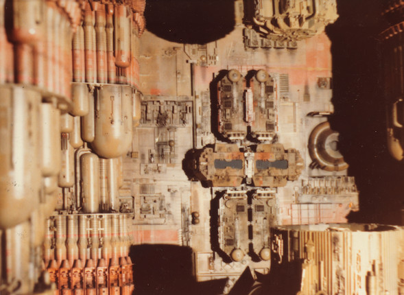 Alien, 1979 A detailed miniature model of the Nostromo Engine Room, designed and made by William 'Bill' Pearson, image 9