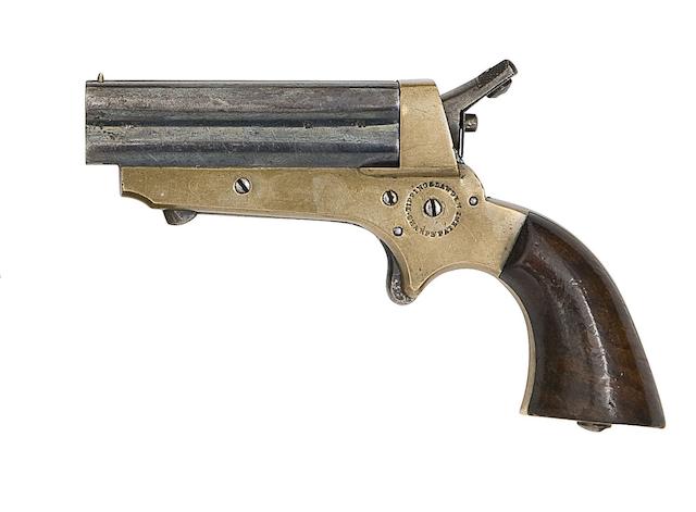 A .30 Tipping & Lawden Sharps' Patent Four-Shot Rim-Fire Deringer