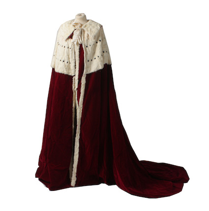 Bonhams : The Coronation robe and Coronet for Lord Mowbray and Stourton ...