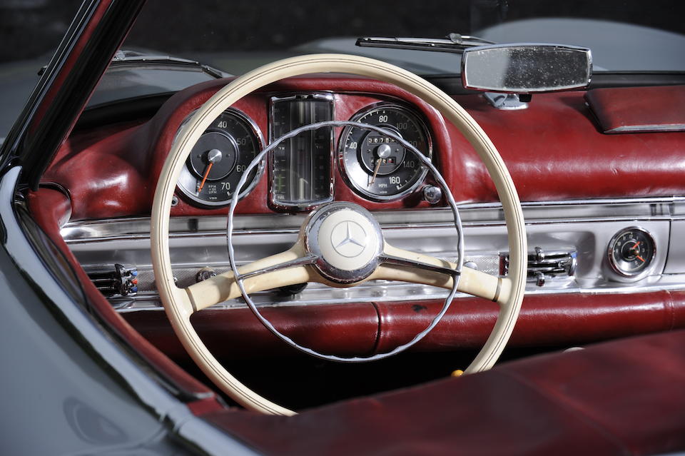 37,000 miles from new,1957 Mercedes 300SL Roadster  Chassis no. 198-042-75-00109 Engine no. 198-980-75-00126