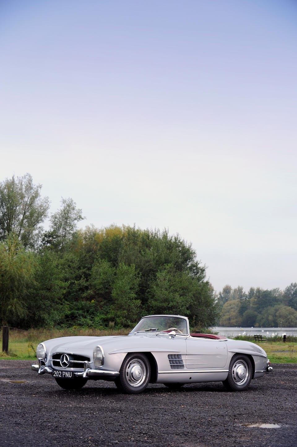 37,000 miles from new,1957 Mercedes 300SL Roadster  Chassis no. 198-042-75-00109 Engine no. 198-980-75-00126