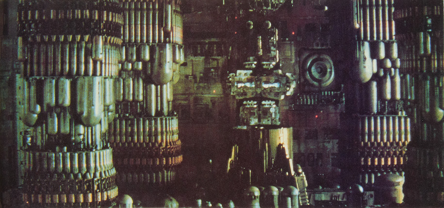 Alien, 1979 A detailed miniature model of the Nostromo Engine Room, designed and made by William 'Bill' Pearson, image 2