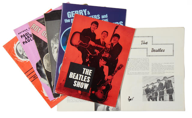 The Beatles/ Jimi Hendrix: A collection of UK concert programmes, 1960s,