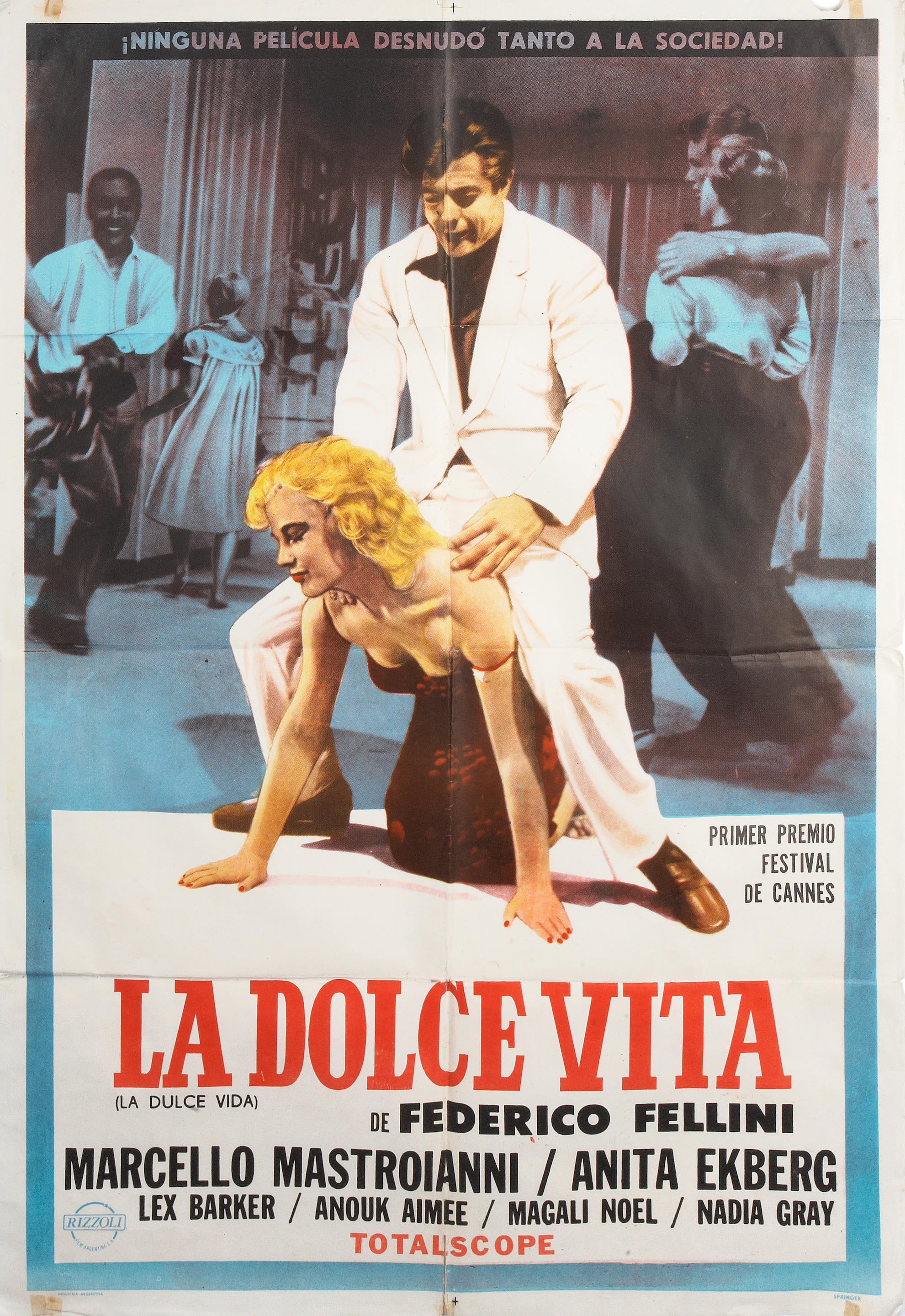 Bonhams : La Dolce Vita (La Dulce Vida), Cineriz, 1960,