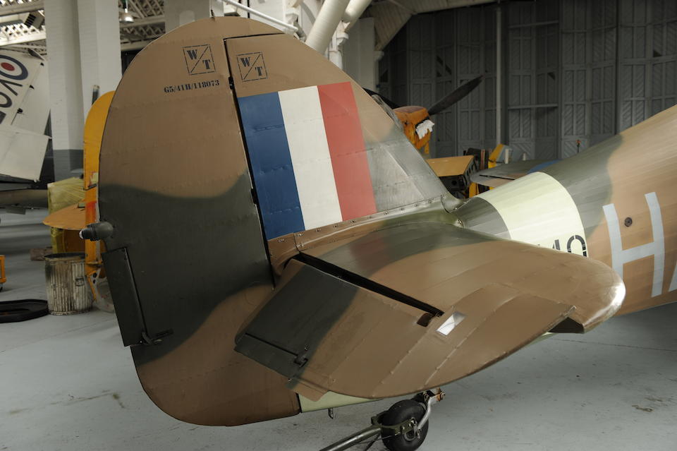1942 Hawker Hurricane Mark XIIA,Fully-airworthy Single-seat Fighter aircraft