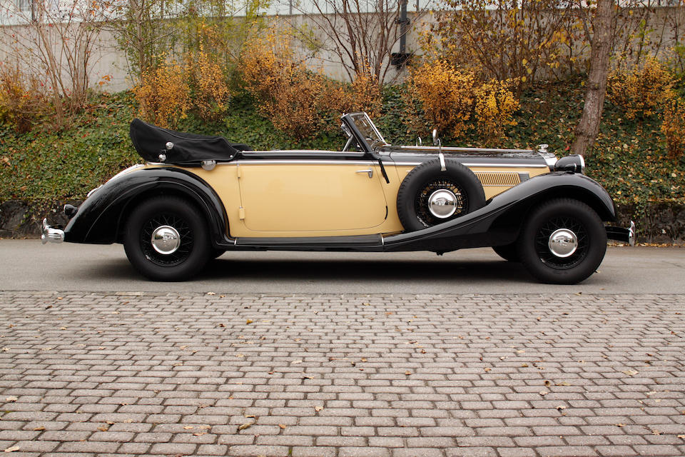 1939 Horch 853A Cabriolet  Chassis no. 854383 Engine no. 400.884.754