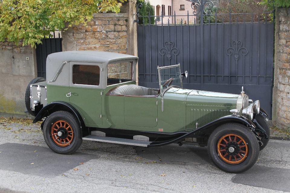 1927 Delage DI Coup&#233; Chauffeur  Engine no. 18789
