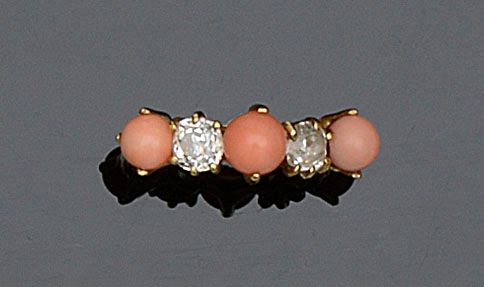 Two gem set rings (2)