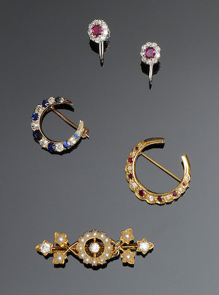 A collection of vari gem-set jewellery (5) image 1