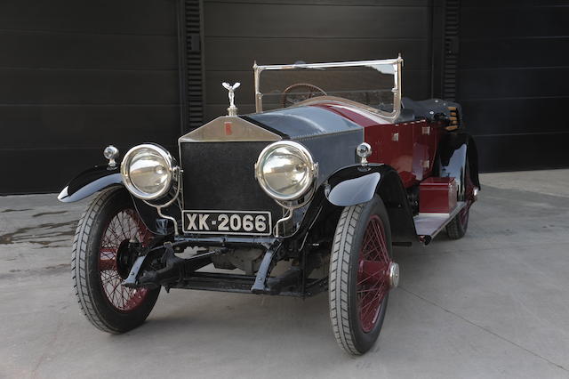 Vendue neuve en Belgique,1921 Rolls-Royce 45/50hp 'Silver Ghost' Alpine Eagle Sports Tourer  Chassis no. 15TE Engine no. N395