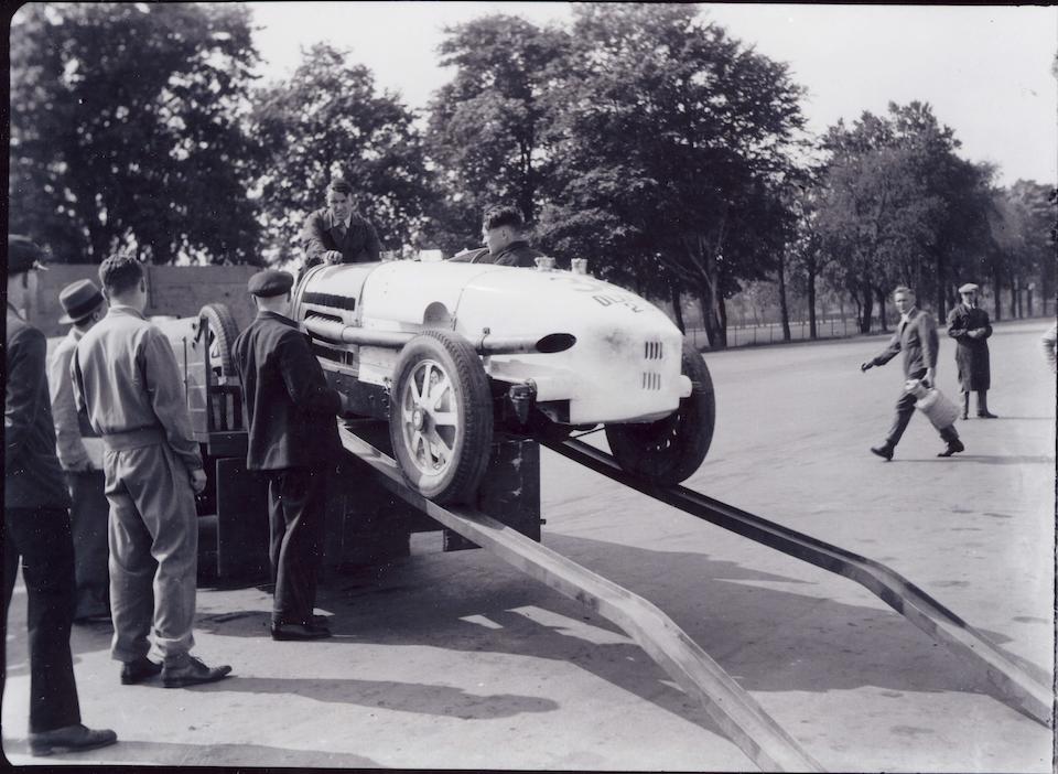 Ex-Achille Varzi, Prince Georg Lobkowicz, Zdenek Pohl, Peter Hampton &#8211; Victorieuse au GP de Monza,1931 BUGATTI TYPE 54 Grand Prix &#171; usine &#187; 4.9 litres &#224; compresseur 1931  Chassis no. 54201 Engine no. 1