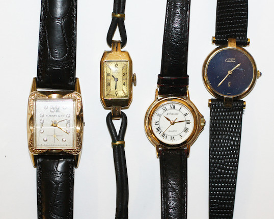Four lady's wristwatches, image 1