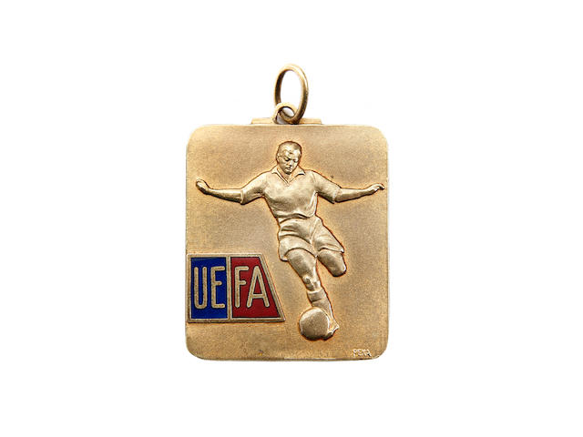 1965 European Cup Winners Cup medal awarded to Jack Burkett