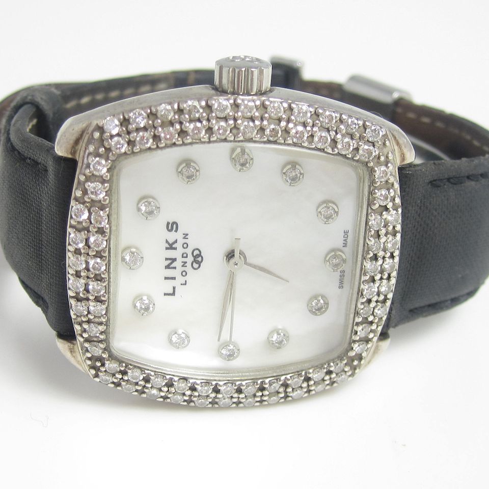 Bonhams A Lady S Diamond Wristwatch By Links Of London Edinburgh 02 Bonhams A Lady S Diamond Wristwatch By Links Of London Edinburgh 02