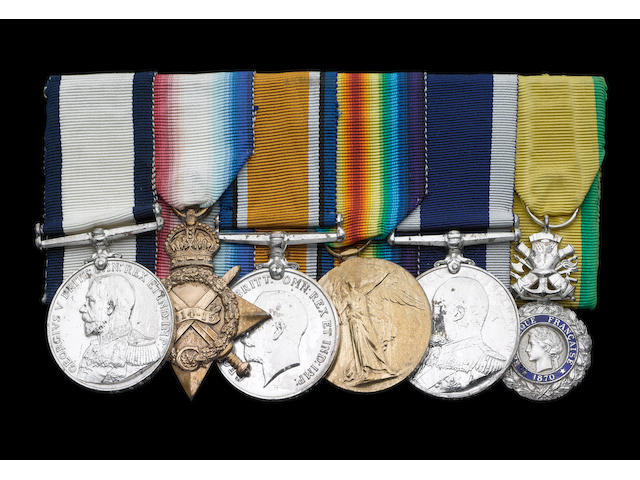 A Great War C.G.M. group of six to Chief Sick Berth Steward H.A.Hamlin, Royal Navy,
