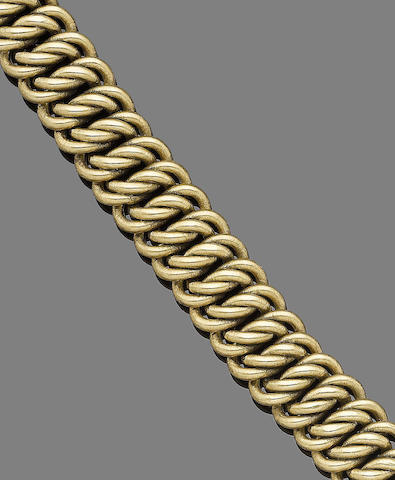 A fancy-link bracelet, by Buccellati