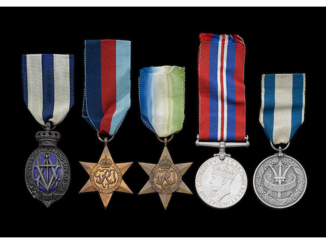 A Posthumous Second World War Albert Medal group of five to Dr.W.Chisholm, Merchant Navy,