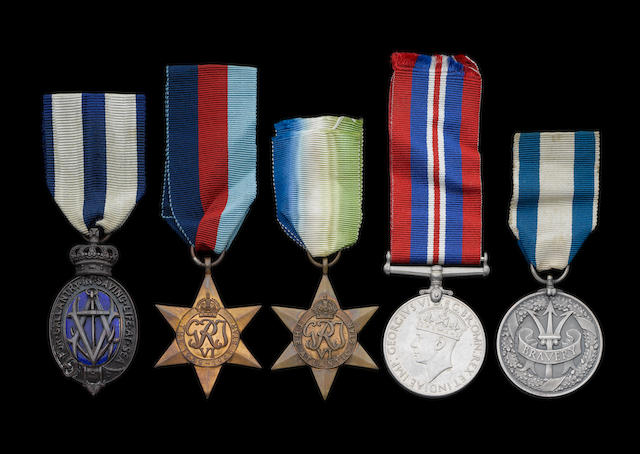 A Posthumous Second World War Albert Medal group of five to Dr.W.Chisholm, Merchant Navy,