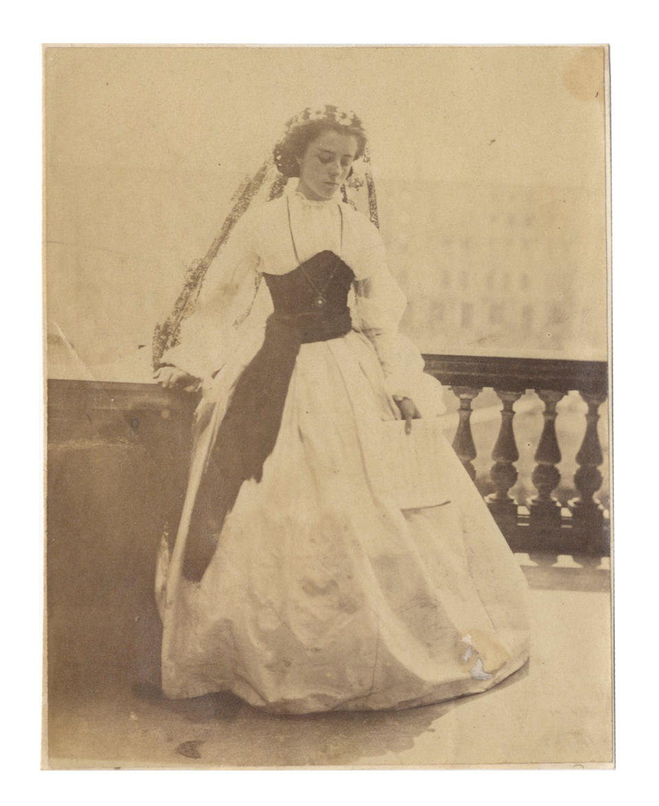 HAWARDEN (CLEMENTINA MAUDE, Viscountess) An excptional archive comprising 37 albumen prints by Lady Hawarden, a pair of pencil sketches of Clementina Hawarden and her husband, and 15 associated albumen prints, [c.1857-1864]