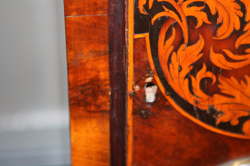 A William and Mary walnut and marquetry longcase clock inscribed John Billic (recorded London 1687-1699)