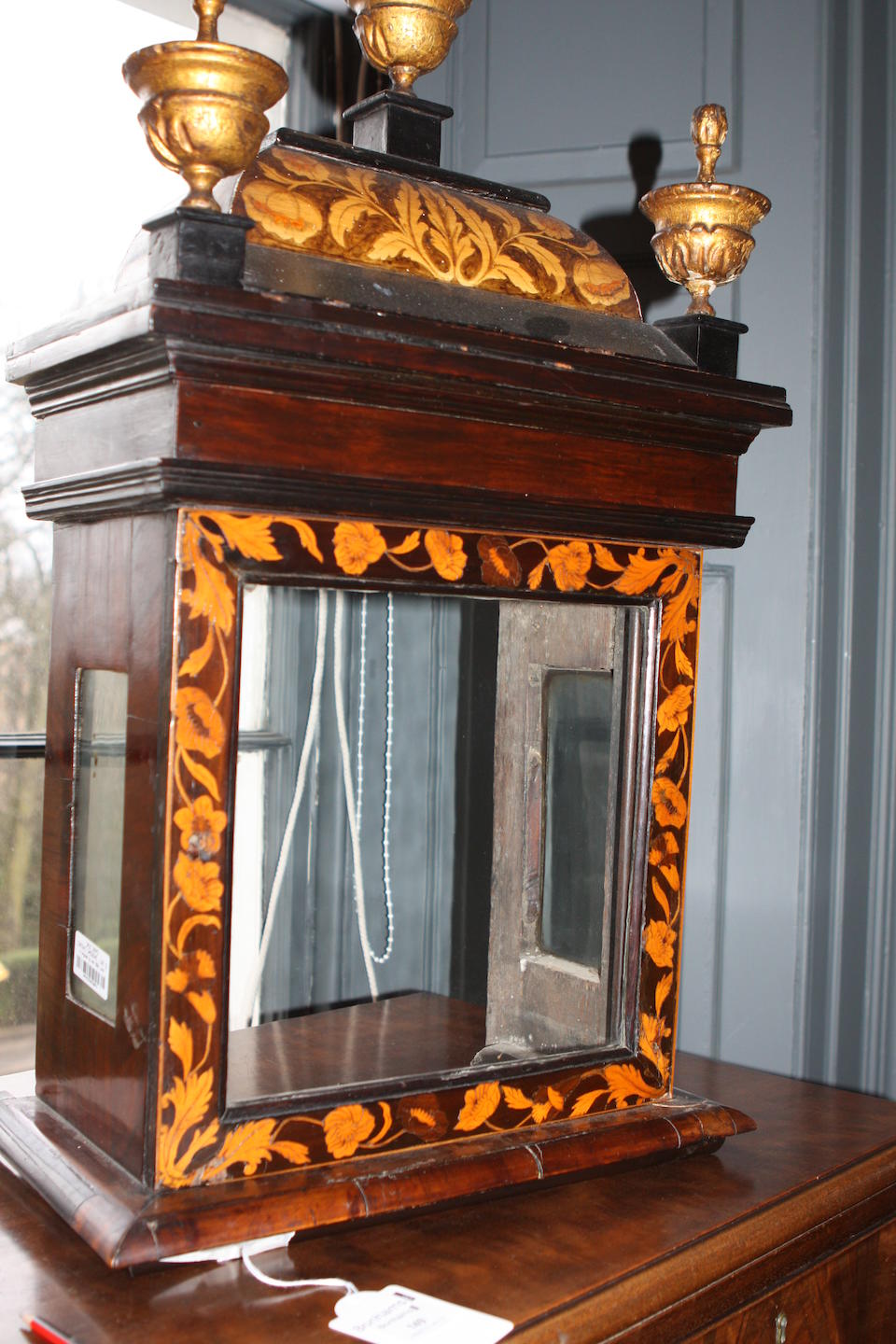 A William and Mary walnut and marquetry longcase clock inscribed John Billic (recorded London 1687-1699)