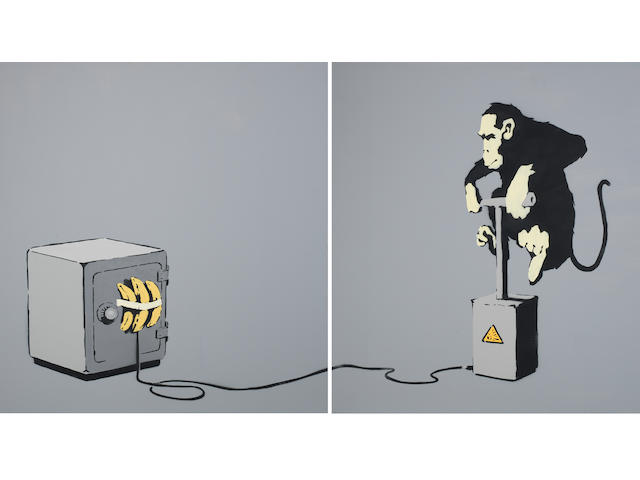 Banksy (b. 1975) Monkey Detonator