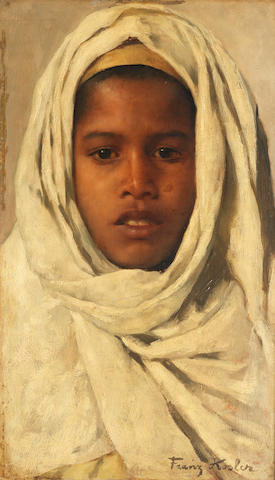 Franz Xavier Kosler (Austrian, 1864-1905) Nada, jeune Beduin, Sinai