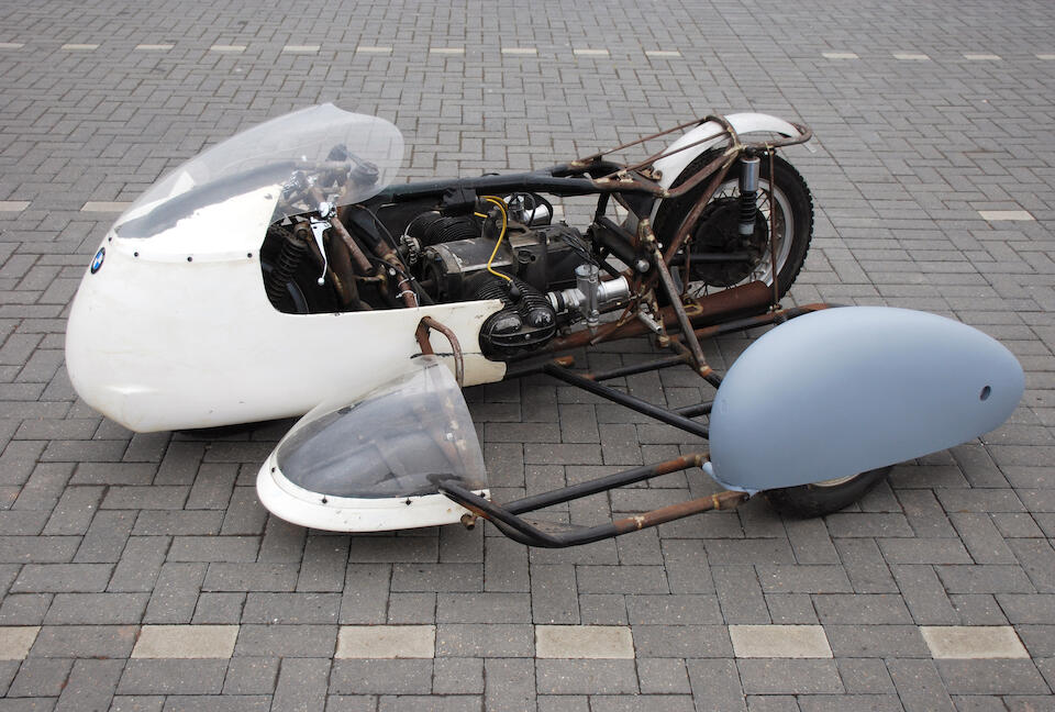 Bonhams 1961 Bmw 980cc R69s Racing Sidecar Outfit Frame No 655518 See Text